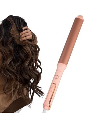 Rose Gold Curling Wand for Women – Sleek Lightweight Styling Tool